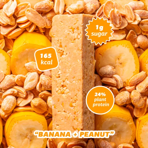 Кето батончик FIZI "Banana + Peanut" 10 шт по 45 г фото