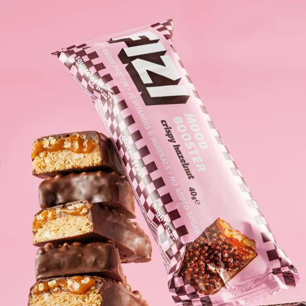 Шоу-Бокс шоколадних батончиків Mood Buster "Crispy Hazelnut" 10 шт * 45 г фото