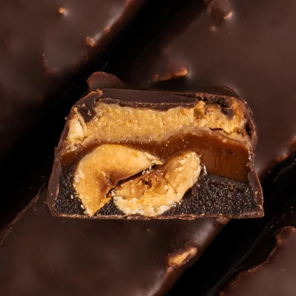 Шоу-бокс шоколадних батончиків "Hazelnut + Caramel" фото