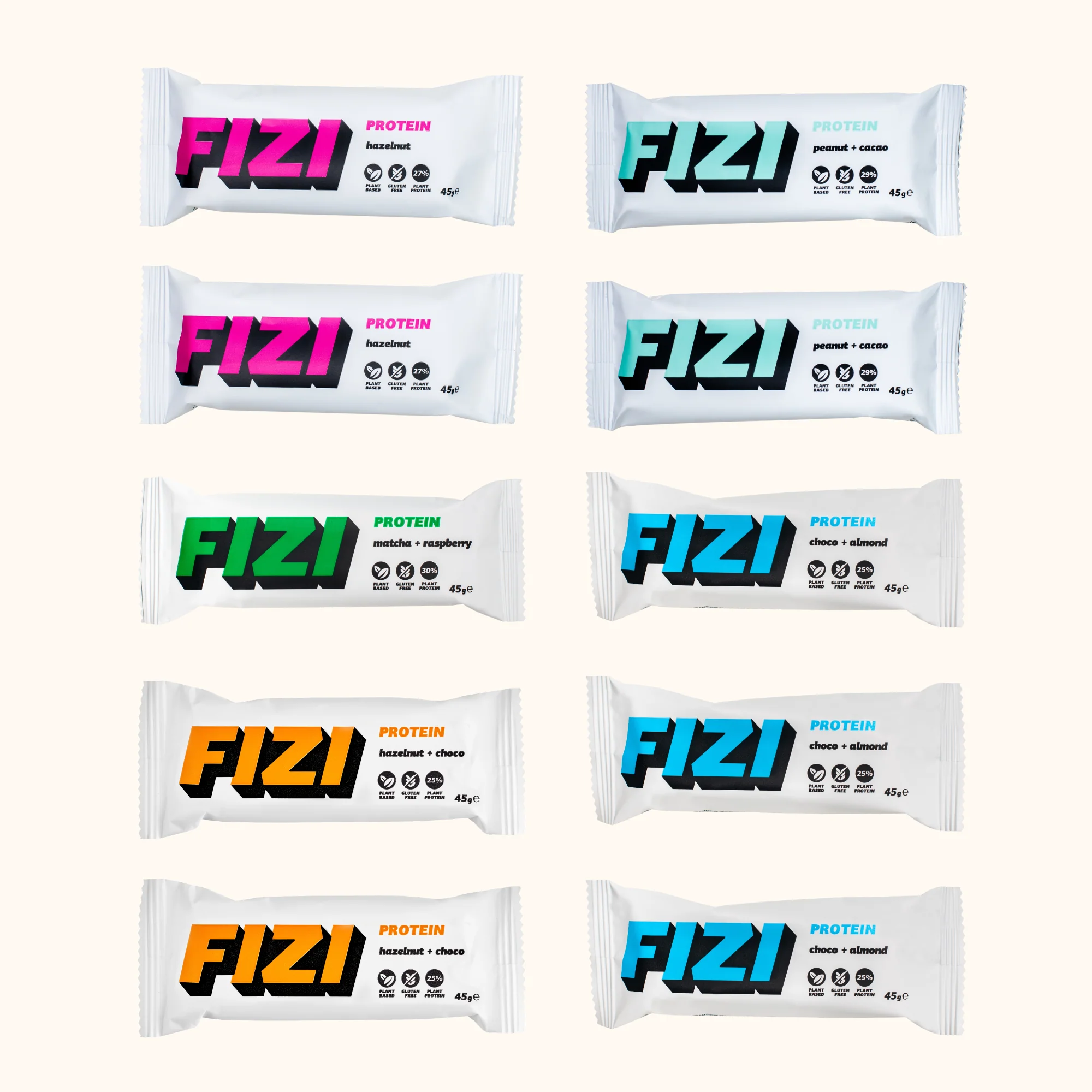 Бокс протеїнових батончиків Protein Box MIX від Fizi фото