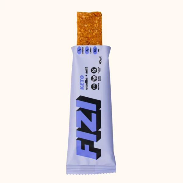 Кето батончик FIZI "Vanilla + Salt" 10шт * 45г фото