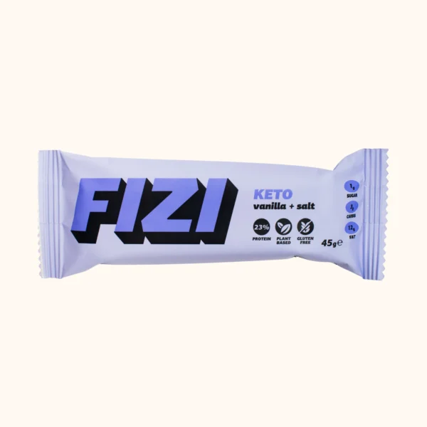 Кето батончик FIZI "Vanilla + Salt" 10шт * 45г фото
