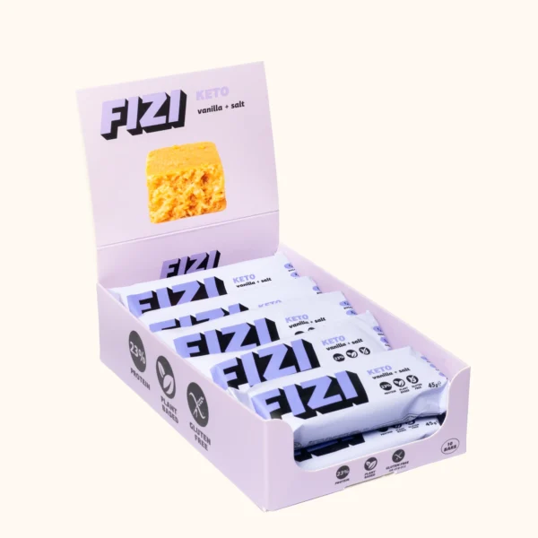 Кето батончик FIZI "Vanilla + Salt" 10шт * 45г фото
