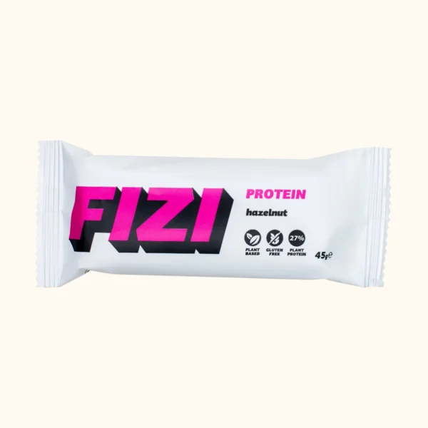 Набір протеїнових батончиків FIZI Hazelnut 10 шт x 45 г фото