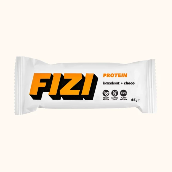 Набір протеїнових батончиків FIZI Hazelnut + choco 10 шт x 45 г фото