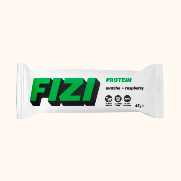 Набір протеїнових батончиків FIZI "Matcha + Raspberry" фото