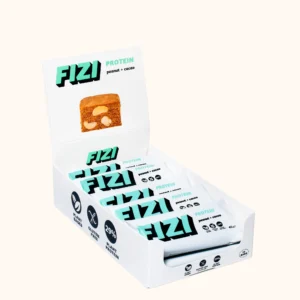 Набір протеїнових батончиків FIZI Peanut + Cacao 10 шт x 45 г фото